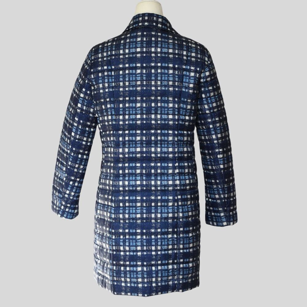 LANDS' END Women's Light Puffer Jacket Blue Size 10 - Picture 5 of 10
